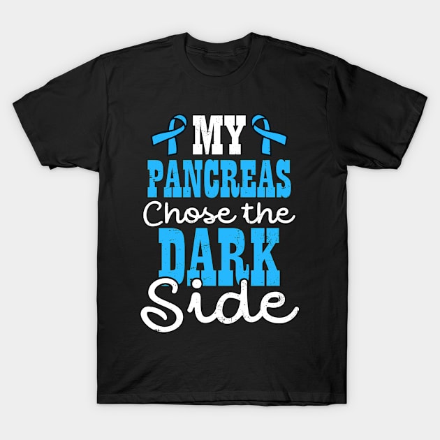 Type 1 Diabetes Shirt | Pancreas Chose Side T-Shirt by Gawkclothing